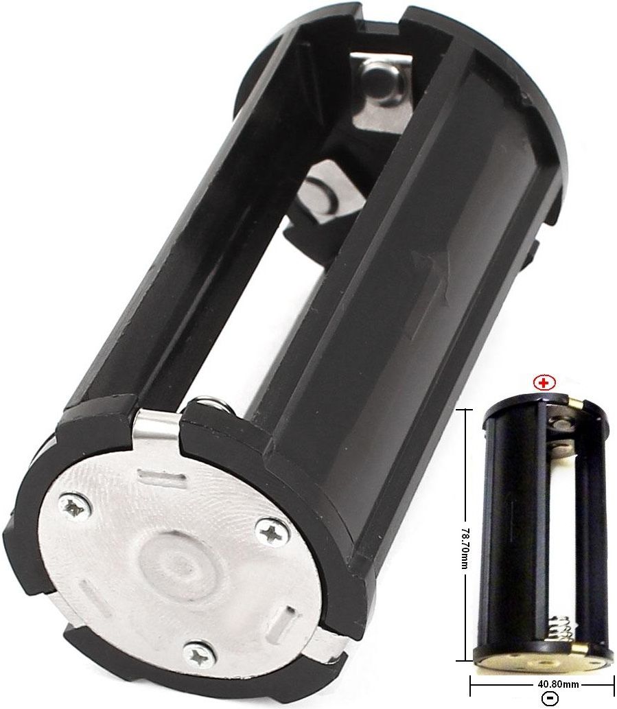 PortaBateria de 3 Baterías 18650